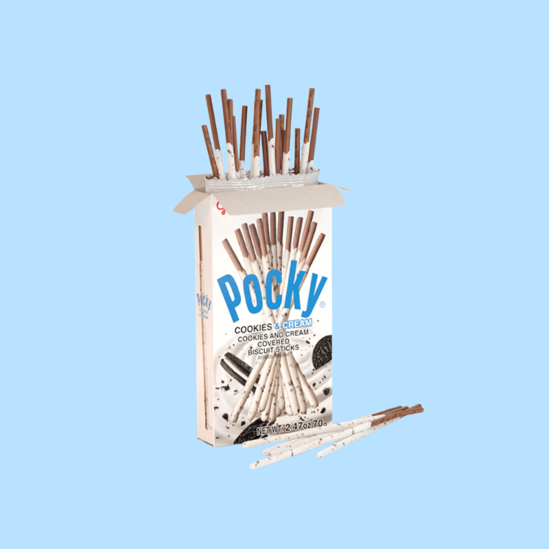 Pocky cookies & cream